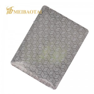 best quality grade 304 embossed mirror pvd color coating stainless steel sheet decorative plate