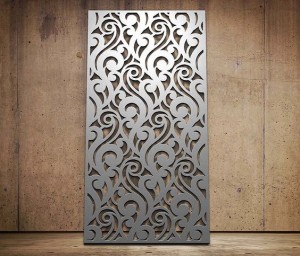 screen laser cutting stainless steel sheet decorative  living room/office