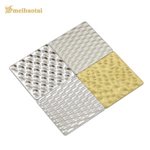 5WL Honeycomb Stamped pvc color coating stainless steel sheet