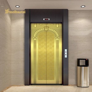 High Quality Elevator Decoration Plate 0.75mm Thickness Gold Silver Mirror Etching Hairline Process Design Decoration Plate for Elevator