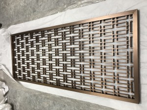 custom room divider  stainless steel sheet  decorate plate