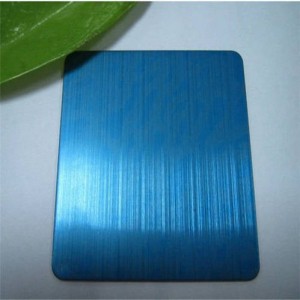 AISI 304  Hairline PVD color coating  Stainless Steel Sheet