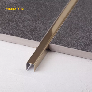 4*8ft 0.65mm U profile stainless steel color coating U tile trim decoration U profile