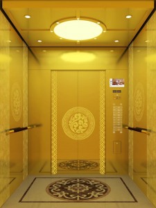 Gold Silver Color Coating Four Feet 0.65mm Thickness Grade 304 Stainless Steel Sheet Decoration Lift Elevator Sheet