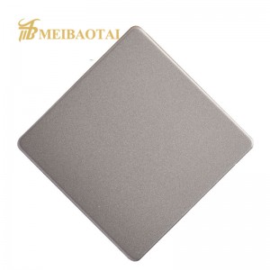 Sandblast pvd color coating stainless steel sheet decorative kitchen