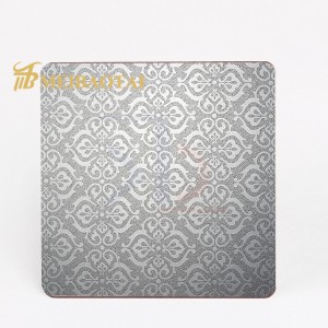 Grade 304 Stainless Steel Silver Color Embossed Stainless Sheet