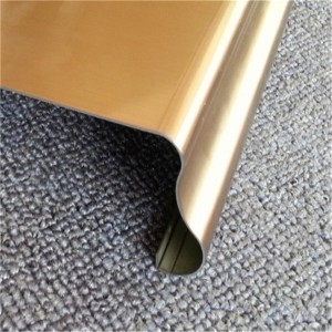 shaped u channel steel decorative sheet metal panels