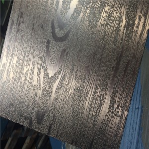 3d wooden embossed stainless steel punched metal sheet
