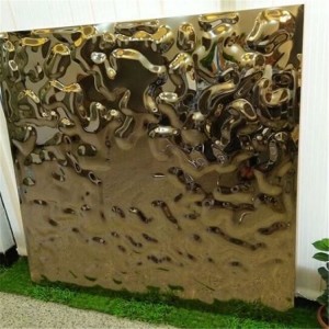 stamped Stainless Steel Sheet For Decorative Wall Panel