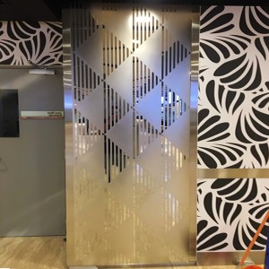 Etching Polished Design Elevator Decorative Plate 304 Stainless Steel Plate 1219*2438mm 0.95mm Thickness Metal Plate