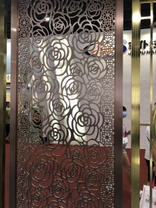 Custom Decorative Metal Restaurant Room Dividers