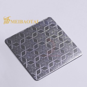 grade 304 emboss mirror color pvd color coating stainless steel sheet decoration wall