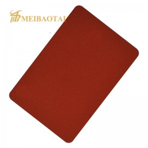 grade 304 sandblast pvd color coating stainless steel sheet decorative plate