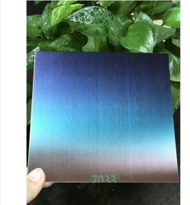 Custom PVD color coating sheet hairline  stainless steel plate decorative sheet