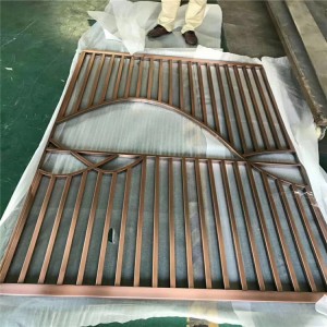 Stainless Steel Decorative Partition color stainless steel plate for hotel decorative