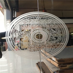 High Quality 304 Grade Stainless Steel Decoration Sheet Etching Mirror Design 0.95mm Thickness Elvator Lift Cabinet Decoration Sheet