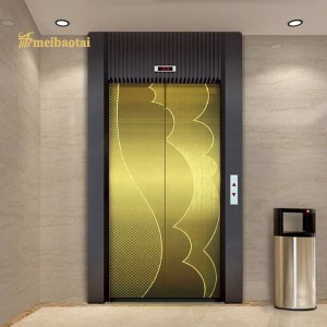 Export to UAE Modern Design PVD Golden Plate Elevator Lift Plate 304 Stainless Steel Plate 1219*2438mm 0.75mm Decorative Plate