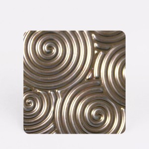 High Quality PVD Color Coating Stamped Design 1219x2438mm 0.65mm Stainless Steel Sheet for Wall Decorative Luxury Plate