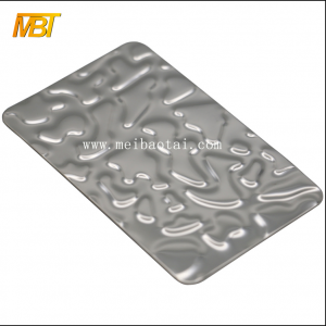 factory price emboss mirror finish stainless steel sheet