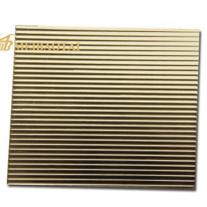 Color Blue/Purple/Golden/Black Stamp Water Ripple Stainless Steel Sheet