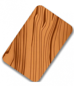 custom factory price lamination wood grain  stainless steel sheet  decorative plate