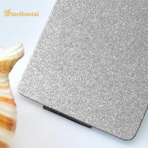 Hot Sales 201 304 Decorative Sandblast Stainless Steel Sheets Slit Edge