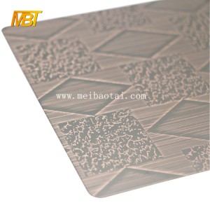 201 bronze hairline metal sheet color steel sheet for european doors