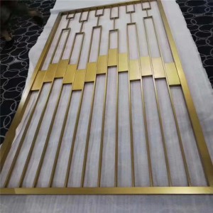 Color Decorative Building Material Stainless Steel Metal Laser Cut Sheet for Wall Panel and Room Divider Partition