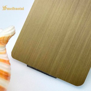 Hot Sale Hl Finish Stainless Steel Sheet for Decorative Wall Panel