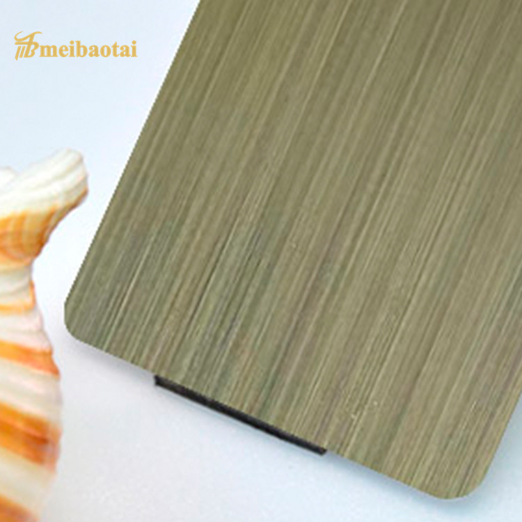 304 Antique Bronze Finished Stainless Steel Sheet Thickness 0.3mm-3.0mm Featured Image