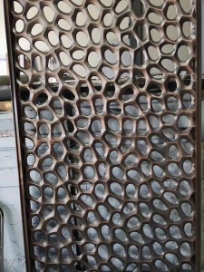 stainless steel screen partition for room divider