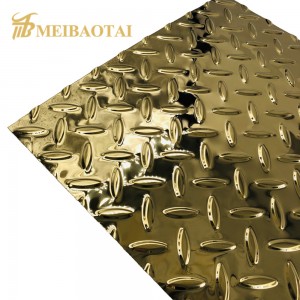 4*8 Feet Mirror Stamped Polished Stainless Steel Sheet for Decoration