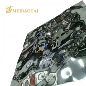 Stamped Stainless Steel Sheet for Decoration From China Factory