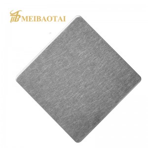 High Quality Grade 430 Steel Vibration Finish Stainless Steel Sheet