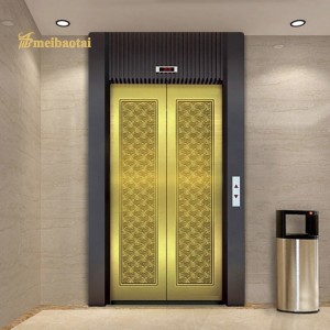 Gold Plating Etching Polished Elevator Decorative Sheet 1.0mm Thickness 1219x2438mm Size Stainless Steel Sheet Material