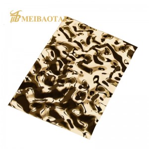 Decorative 3D Wall Panels Stamped Stainless Steel Plates Decorative Stainless Steel Sheet