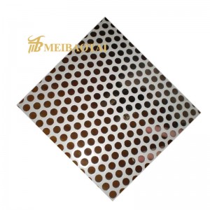 Stainless Steel Perforated Metal Mesh Punched Steel Sheet