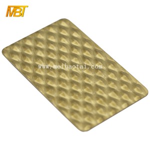Color coated embossing stainless steel sheets