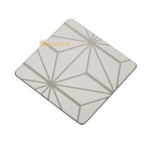 Etch Stainless Steel Decorative Plate 201 304 Sheet