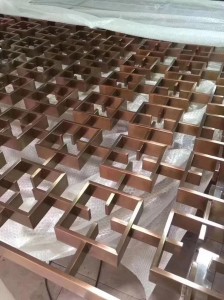 Decorative building materials living room partition screen steel sheet factory price