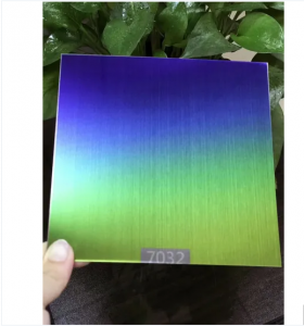 custom hairline pvd color coating  gradient color  stainless steel sheet