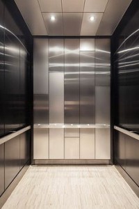 Hairline Stainless Steel Hospital Passenger Elevator
