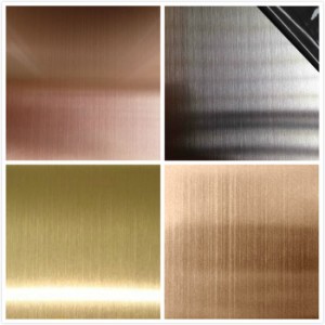 High Quality Grade 201 304 Hairline Stainless Steel Sheet for Decoration Materials