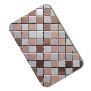 201 tile mosaic decorative stainless steel sheet
