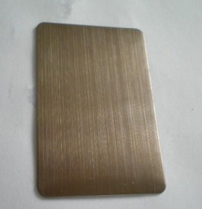 High Quality 201 304  Stainless Steel Hairline Sheet for Decoration Material