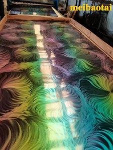 SS201 304 Irregular laser pattern  Rainbow color stainless steel sheet