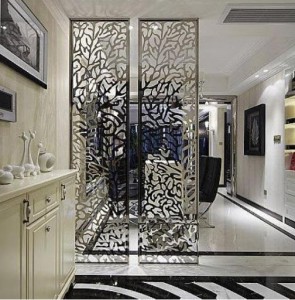 Laser Stainless Steel Decorative Room Divider Stainless Steel Screen