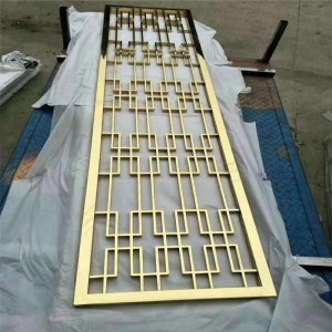 custom screen stainless steel  decorative hotel/home/office