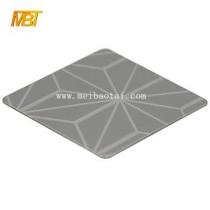 custom high quality emboss mirror color  pvd color coating stainless steel sheet decorative plate