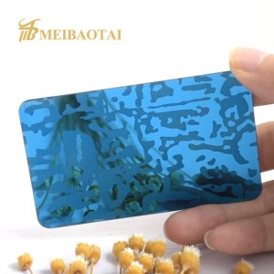 Good Quality Colored Etched Stainless Steel Sheet For Decoration